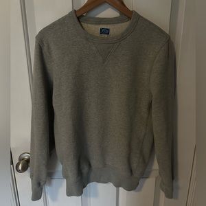 J. Crew Men’s Grey French Terry Crewneck Sweater